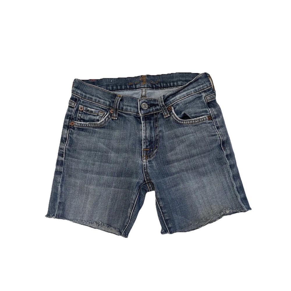 7 FOR‎ ALL MANKIND Cut-Off  Womens Jean Shorts Size 24